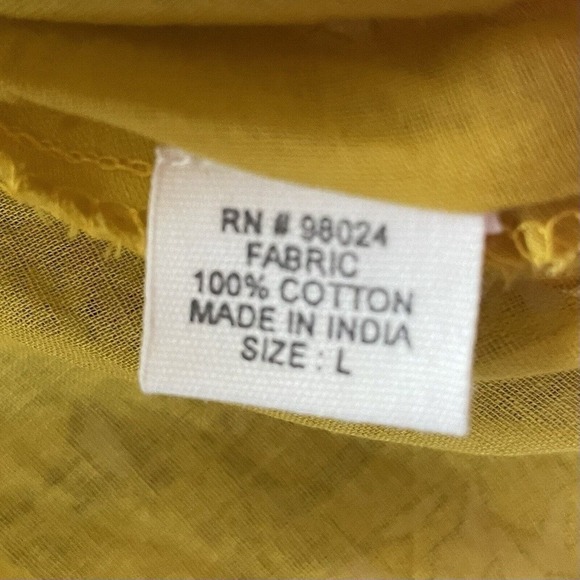 Jennifer & Grace Mini Skirt Size Large Floral Embroidery Ruffles Boho Co… - Picture 7 of 8